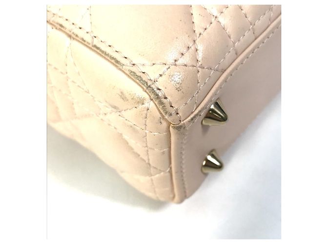 Borsa a mano Mini 2WAY Christian Dior Beige - vista 6