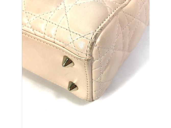 Borsa a mano Mini 2WAY Christian Dior Beige - vista 9