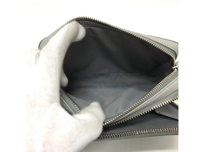 Borsa a spalla grigia Christian Dior Marrone - vista 10