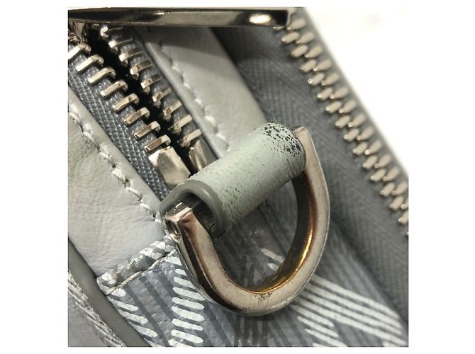 Borsa a spalla grigia Christian Dior Marrone - vista 12