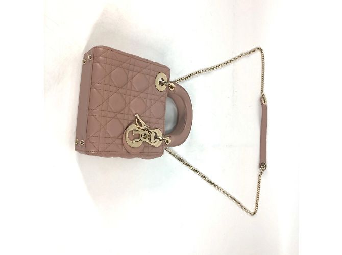 Borsa a spalla Cannage Chain di Christian Dior Beige - vista 12