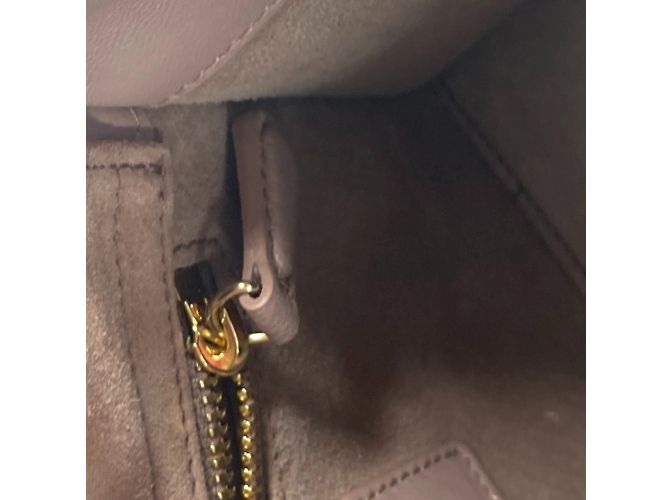 Borsa a spalla Cannage Chain di Christian Dior Beige - vista 15