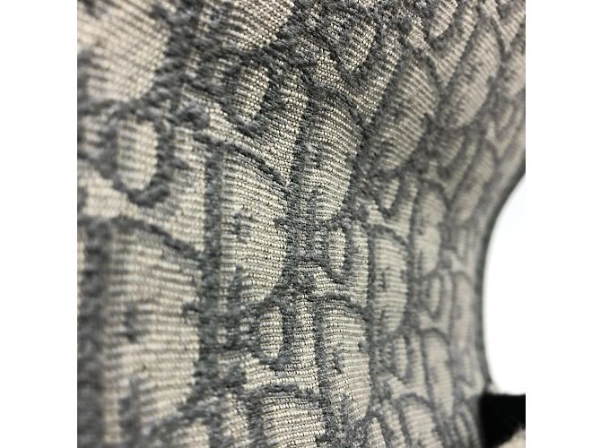 Borsa a spalla in pelle grigia Christian Dior Marrone - vista 14