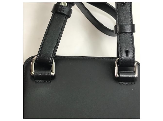 Borsa a spalla in pelle nera Christian Dior Nero - vista 10