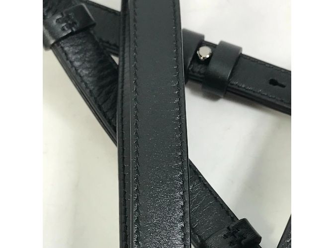 Borsa a spalla in pelle nera Christian Dior Nero - vista 11