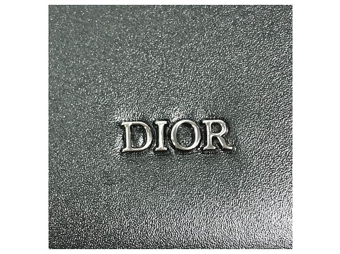 Borsa a spalla in pelle nera Christian Dior Nero - vista 12