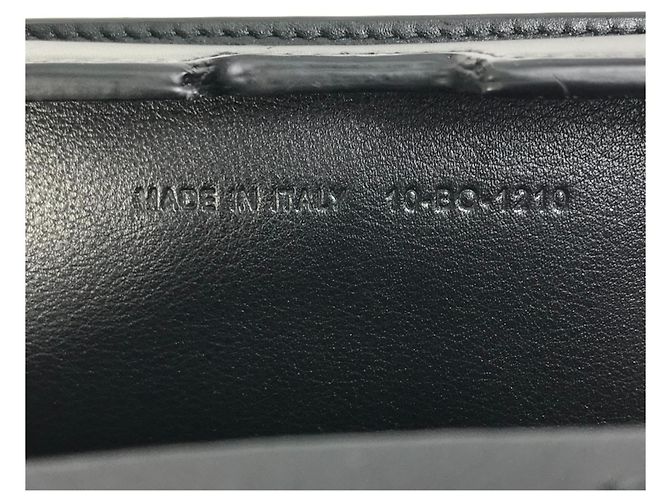 Borsa a spalla in pelle nera Christian Dior Nero - vista 14