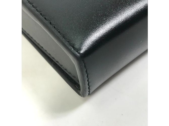Borsa a spalla in pelle nera Christian Dior Nero - vista 6