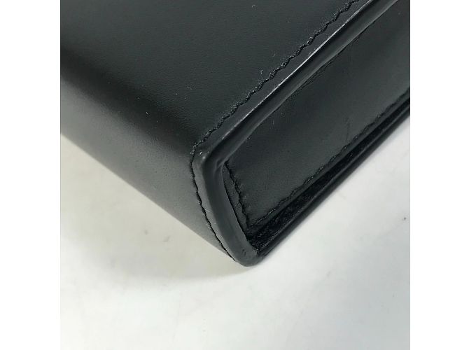 Borsa a spalla in pelle nera Christian Dior Nero - vista 7