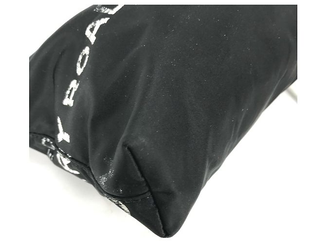 Borsa a mano in tessuto nero Burberry - vista 4