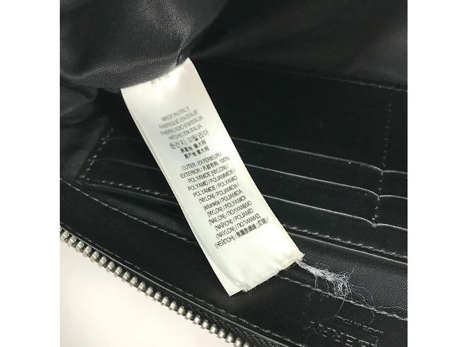 Borsa a mano in tessuto nero Burberry - vista 9