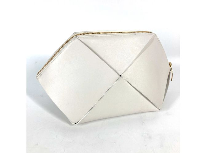Pochette Maxi Intrecciato Bottega Veneta Bianco - vista 3