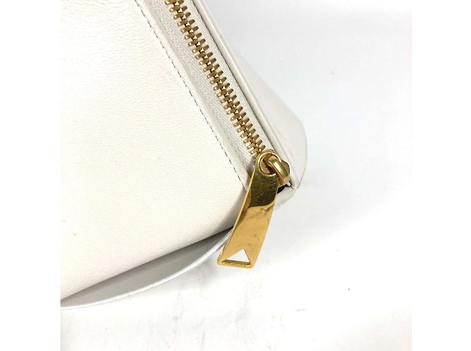 Pochette Maxi Intrecciato Bottega Veneta Bianco - vista 4