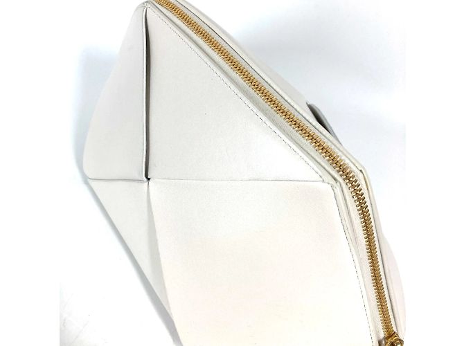 Pochette Maxi Intrecciato Bottega Veneta Bianco - vista 5