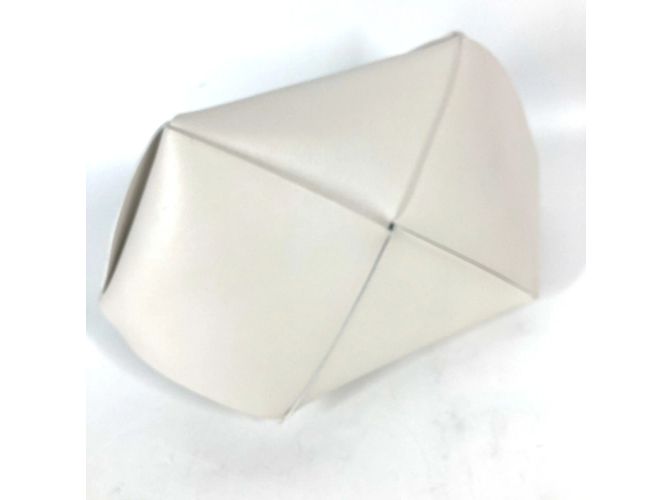 Pochette Maxi Intrecciato Bottega Veneta Bianco - vista 6
