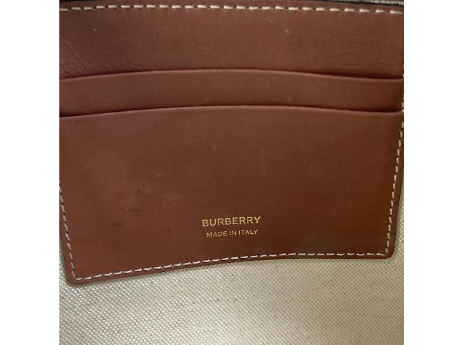 Borsa a mano marrone Burberry - vista 10