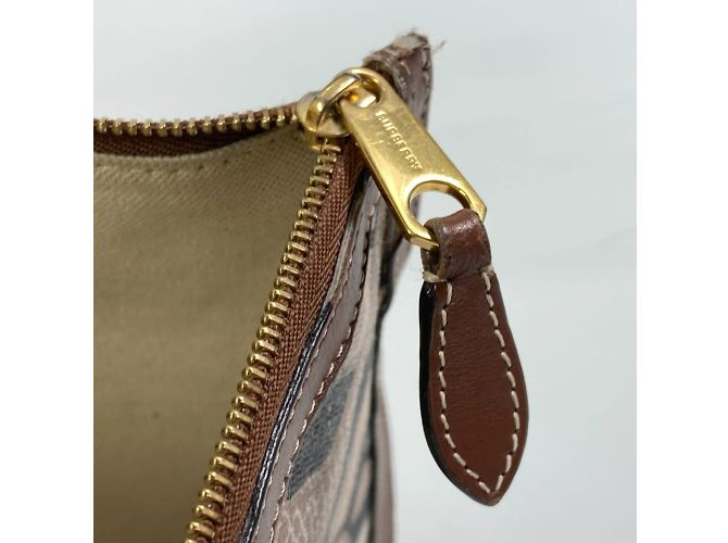 Borsa a mano marrone Burberry - vista 8