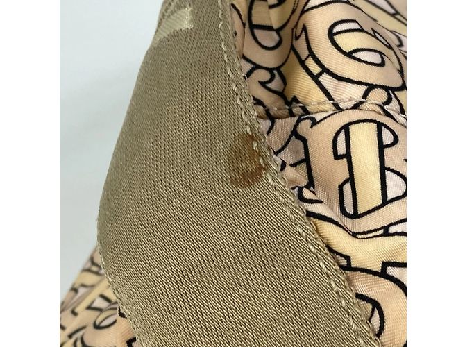 Borsa a spalla beige Burberry - vista 3