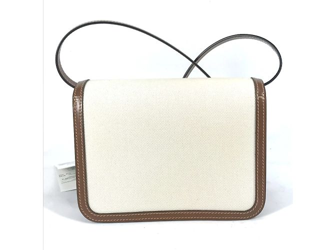 Borsa a spalla beige Burberry - vista 2
