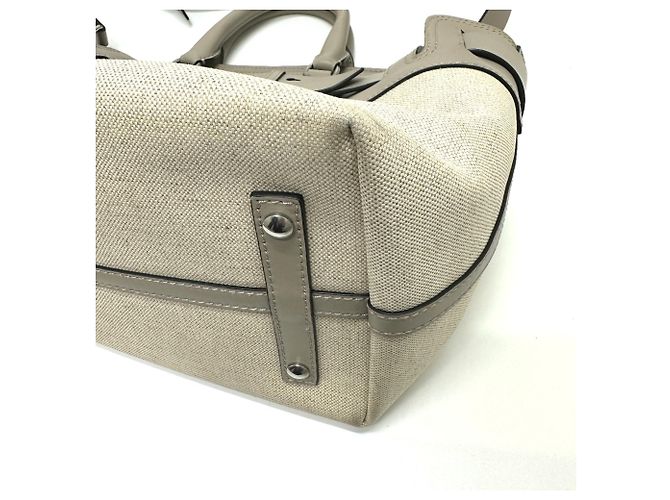 Borsa 2WAY Burberry in beige - vista 6