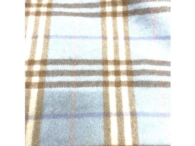 Stola a quadri blu Burberry - vista 5