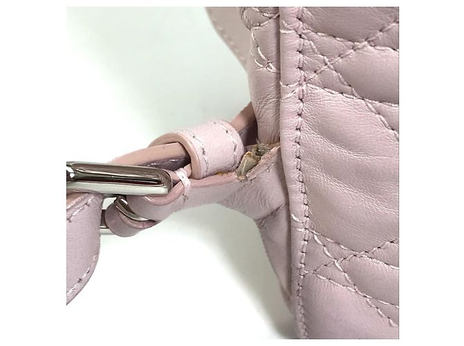 Zaino piccolo Cannage Stardust di Christian Dior Rosa - vista 10