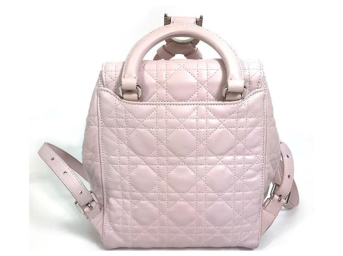 Zaino piccolo Cannage Stardust di Christian Dior Rosa - vista 2