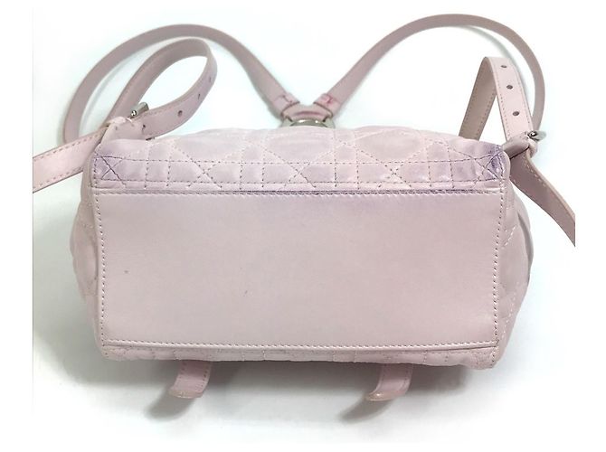Zaino piccolo Cannage Stardust di Christian Dior Rosa - vista 4