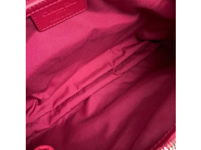 Christian Dior Cannage Soft Emaille-Handtasche Pink - Ansicht 7