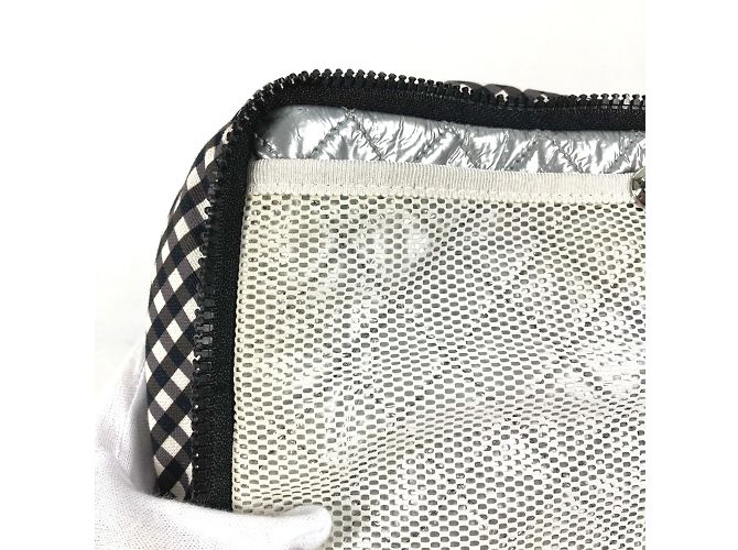 Borsa a spalla in tessuto bianco Chanel - vista 13