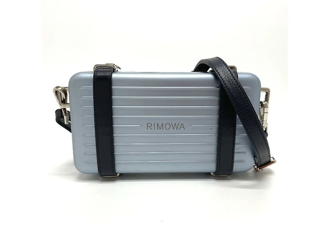 Portafoglio della collaborazione Christian Dior Rimowa Blu - vista 2
