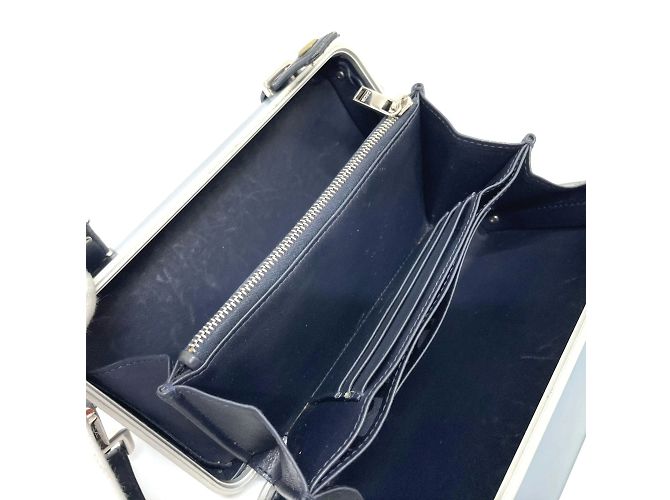 Portafoglio della collaborazione Christian Dior Rimowa Blu - vista 8