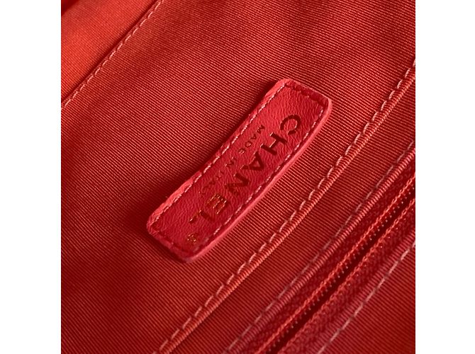 Chanel Pink Leather Backpack - view 14