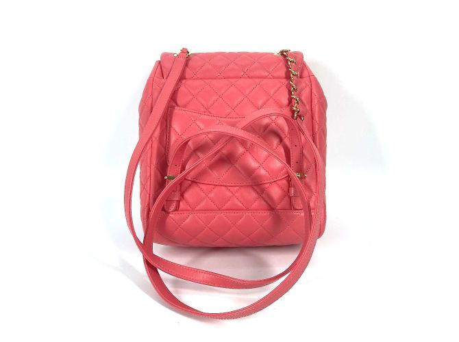 Chanel Pink Leather Backpack - view 2