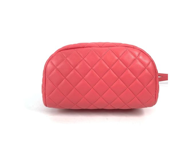 Chanel Pink Leather Backpack - view 5