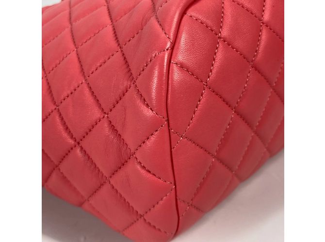Chanel Pink Leather Backpack - view 7