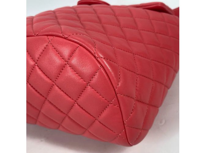 Chanel Pink Leather Backpack - view 8
