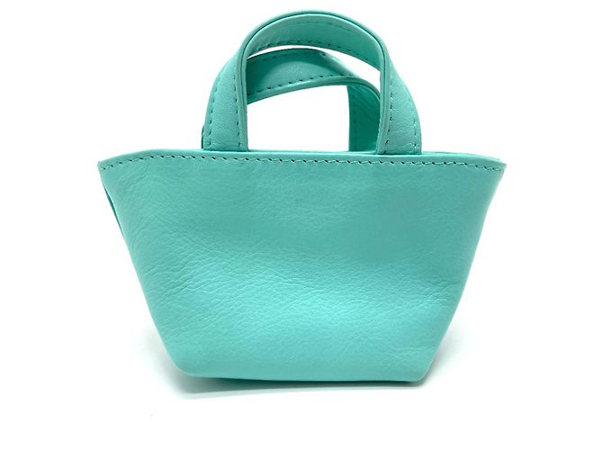 Mini borsa charm Christian Dior Blu - vista 2