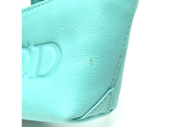 Mini borsa charm Christian Dior Blu - vista 5