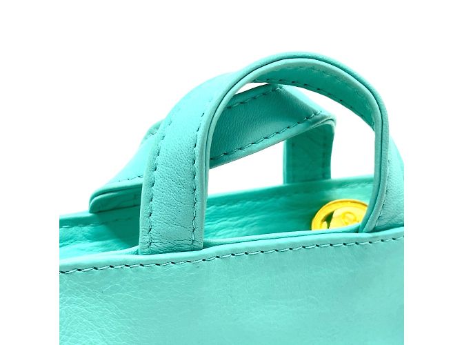 Mini borsa charm Christian Dior Blu - vista 9