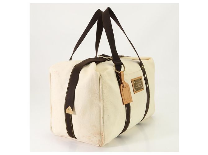 Borsa da weekend Antigua Ecru Boston Louis Vuitton Crudo - vista 3