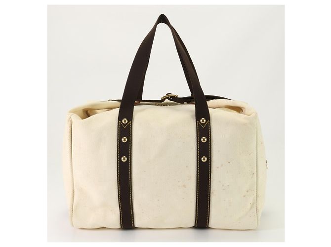 Borsa da weekend Antigua Ecru Boston Louis Vuitton Crudo - vista 6