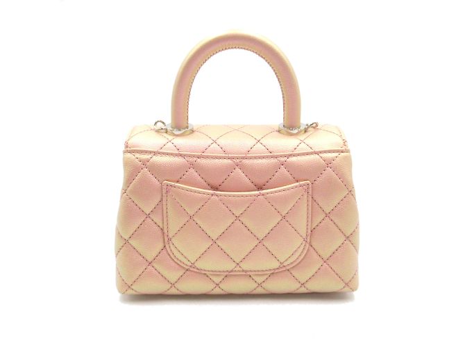 Chanel Coco Handle Matelasse 2-Way Shoulder Bag Pink - view 2
