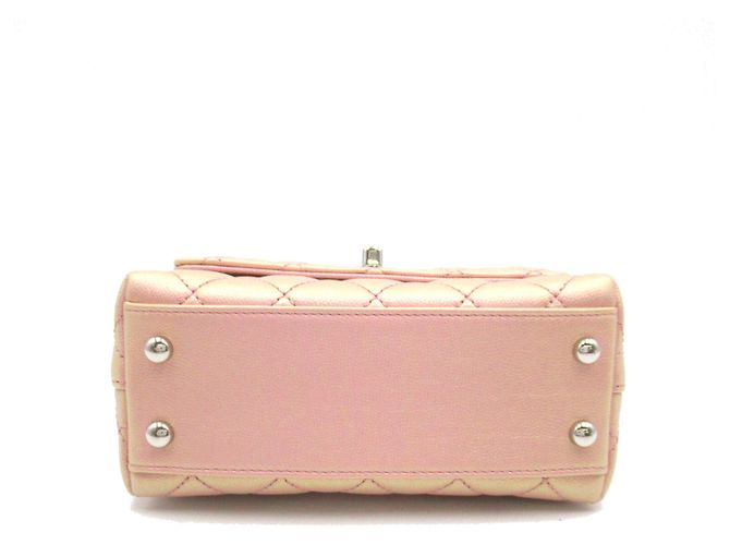 Chanel Coco Handle Matelasse 2-Way Shoulder Bag Pink - view 4