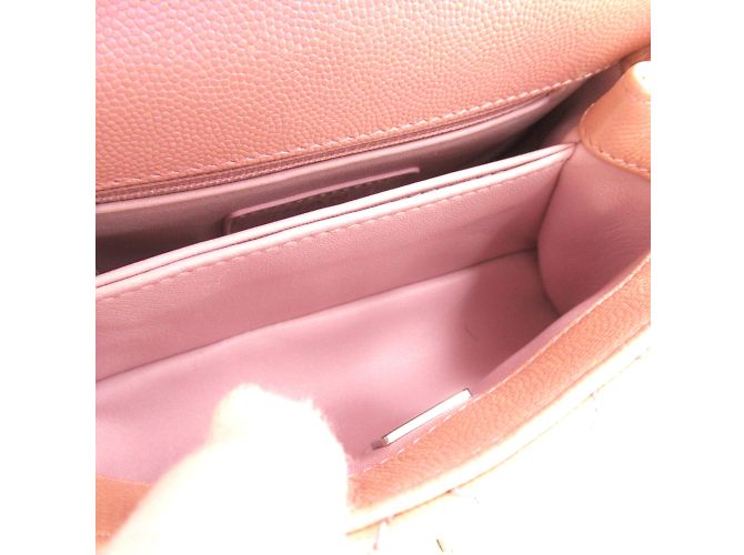Chanel Coco Handle Matelasse 2-Way Shoulder Bag Pink - view 6