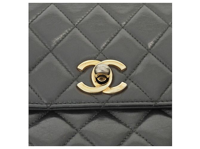 Borsa a vita Chanel Matelassé 70 Nera Nero - vista 11