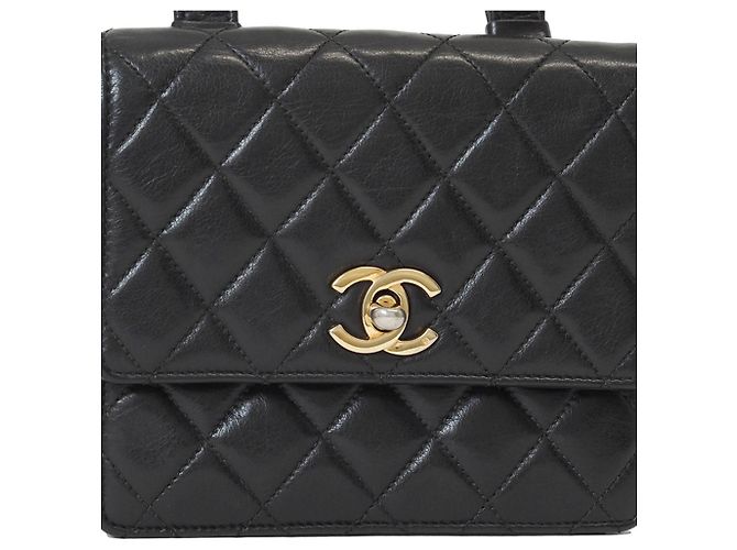 Borsa a vita Chanel Matelassé 70 Nera Nero - vista 2