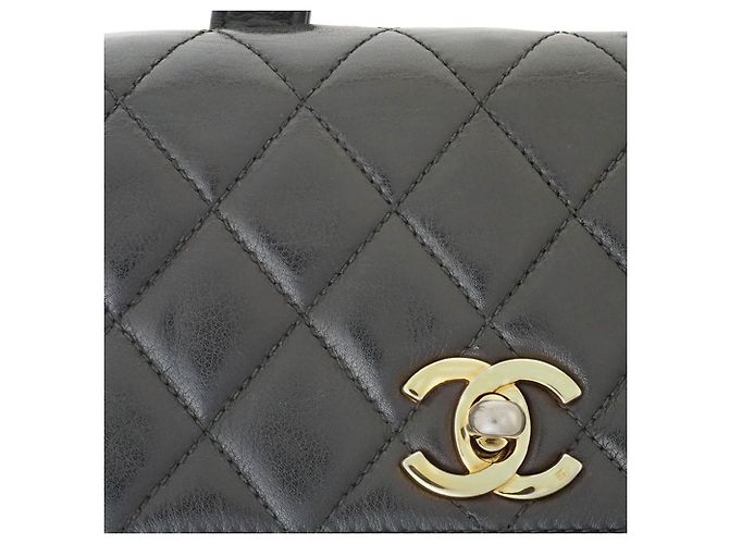 Borsa a vita Chanel Matelassé 70 Nera Nero - vista 5