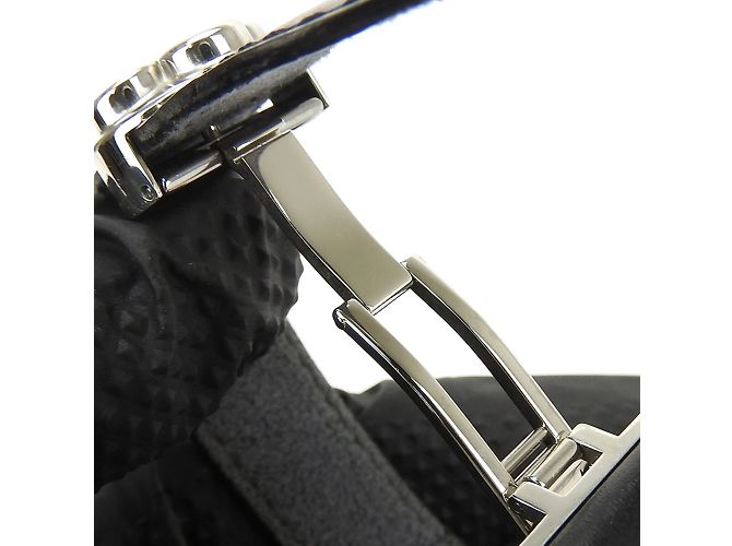 Bracciale in pelle nera Louis Vuitton Nero - vista 6