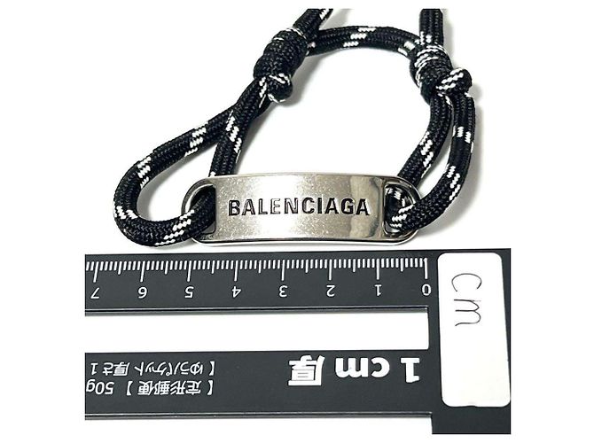 Pulsera de encanto de placa para hombre Balenciaga - vista 8